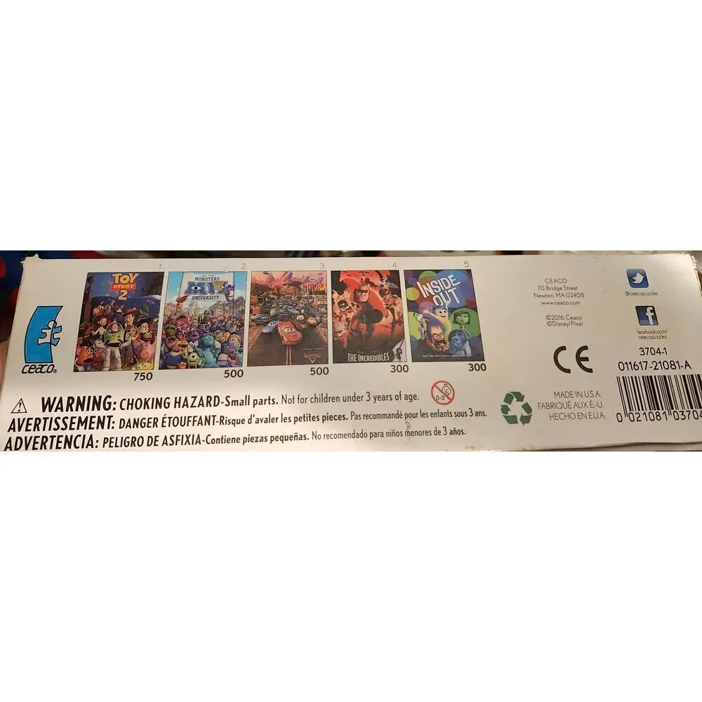 Disney Pixar 5-in-1 Jigsaw Puzzle multi-pack